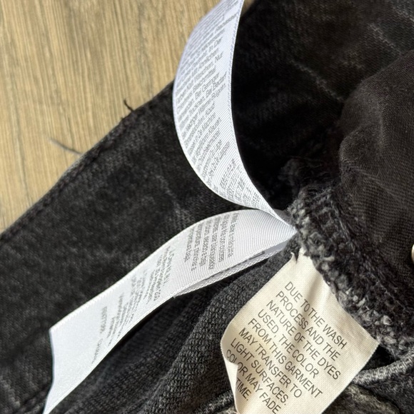 Madewell Faded Black High Rise 90s Straight Jeans Size 30 Women - Picture 9 of 15